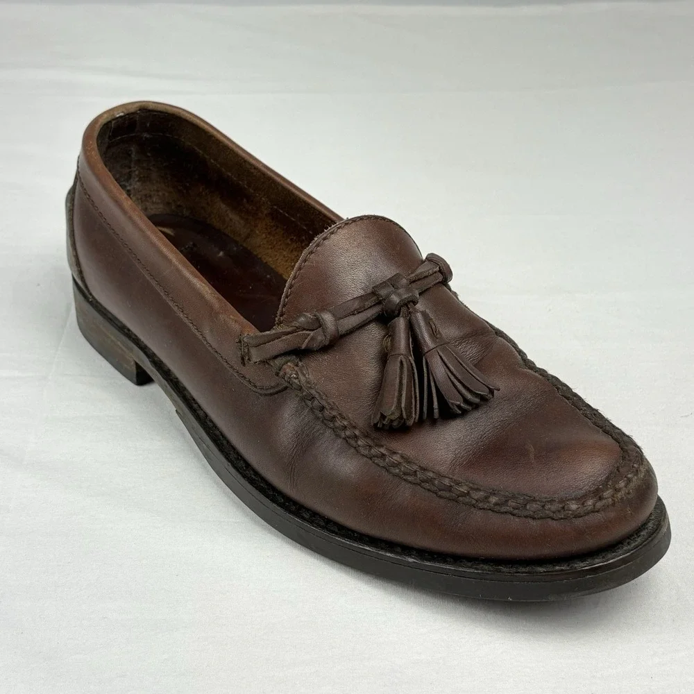 VTG 80s/90s Polo Ralph Lauren Tassel/Kiltie Camp/Canoe/Driving Shoe 10M Brown